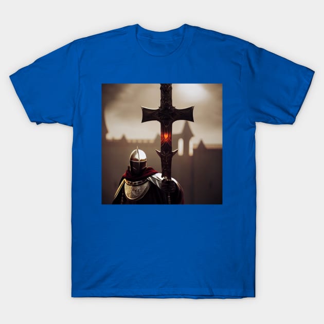 Knights Templar in The Holy Land T-Shirt by Grassroots Green